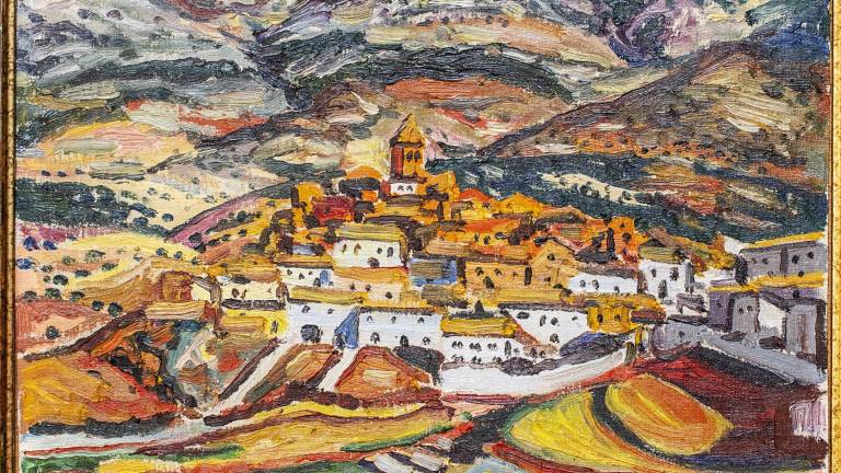 El paisaje más solidario del pintor Rafael Zabaleta