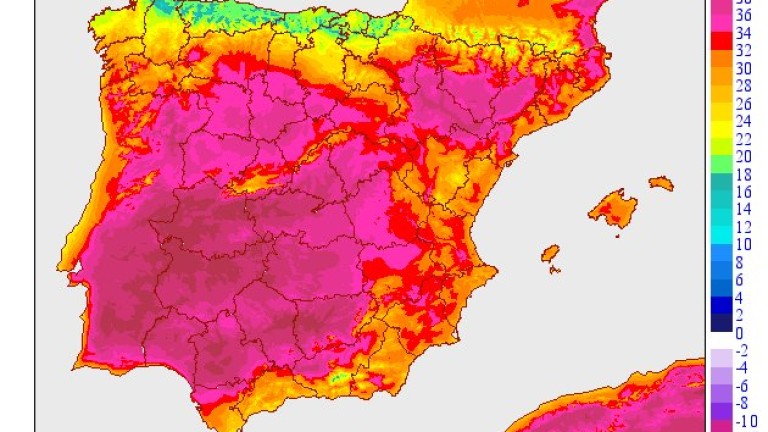 Aviso naranja en Jaén por máximas de 40º