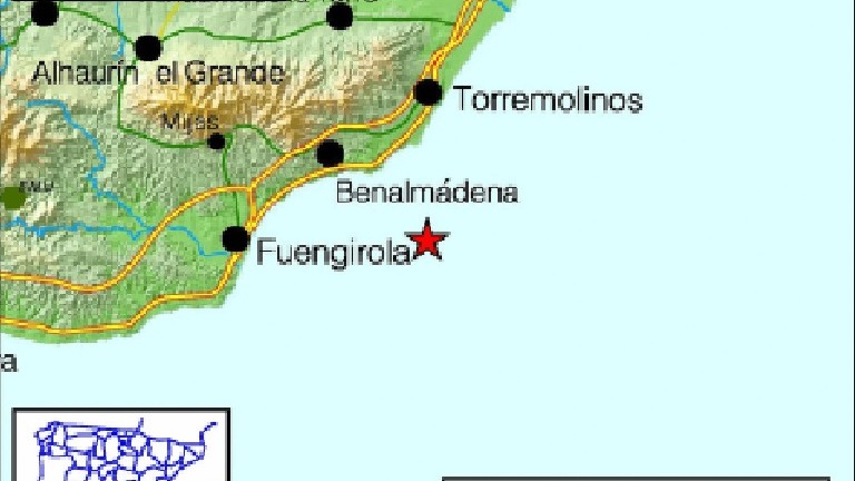 Registrados dos terremotos de madrugada en Baena y Benalmádena
