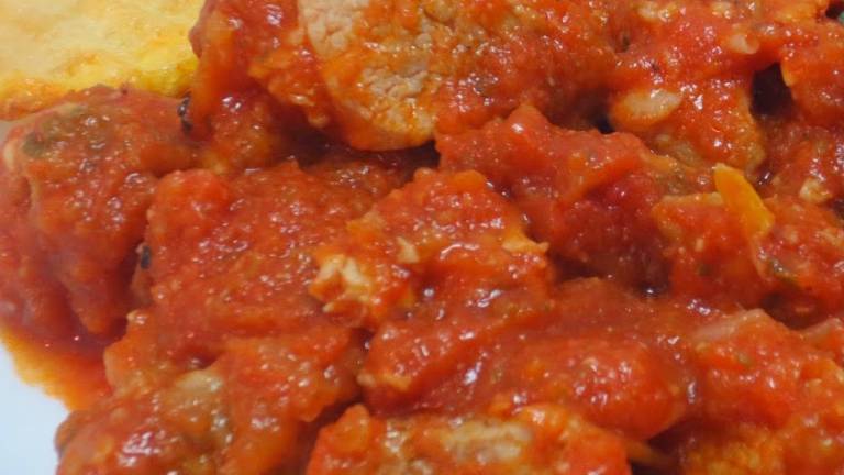 Carne con tomates