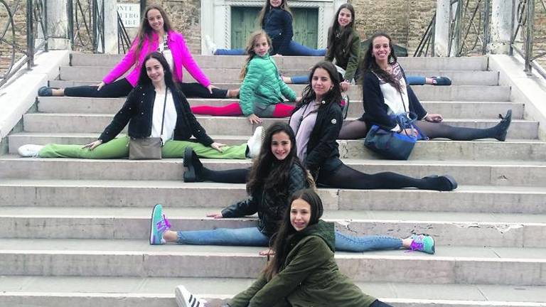 Un “rítmico” intercambio con gimnastas de Verona Un “rítmico” intercambio con gimnastas de Verona