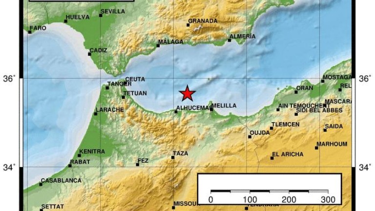 Nuevo terremoto al sur del mar de Alborán