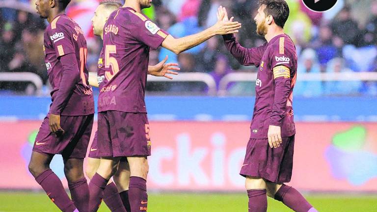Messi echa el cierre a la Liga Messi echa el cierre a la Liga