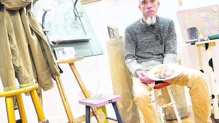 El pintor local Juan Ángel Duarte muestra su creatividad con “Ergia”