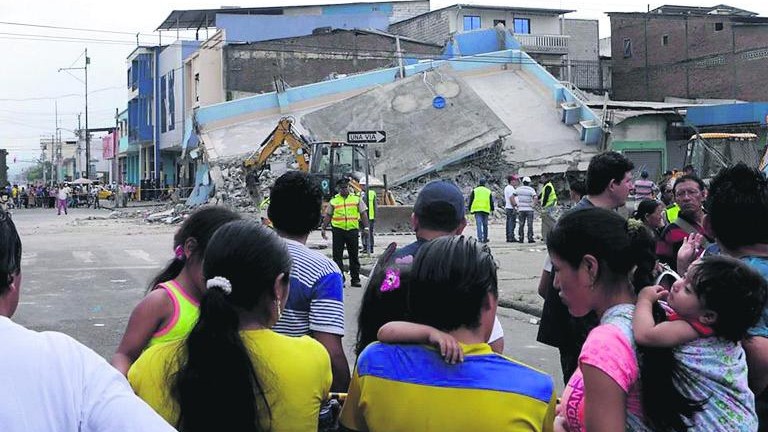 El balance del terremoto de Ecuador se eleva hasta los 659 fallecidos