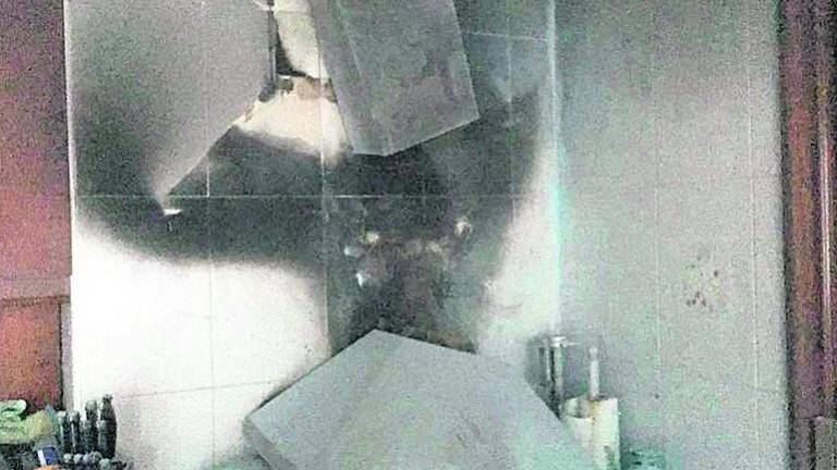 Afectado un niño por inhalación de humo Afectado un niño por inhalación de humo