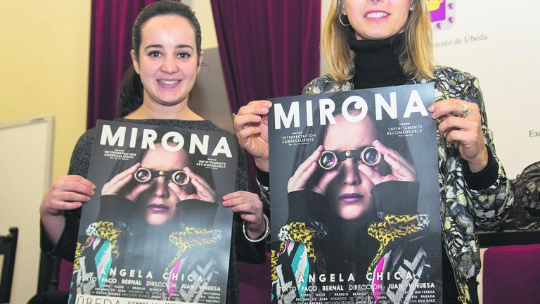 La intérprete Ángela Chica presenta “Mirona” en el teatro Ideal Cinema