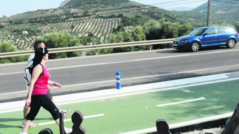 El carril bici se construirá por fases