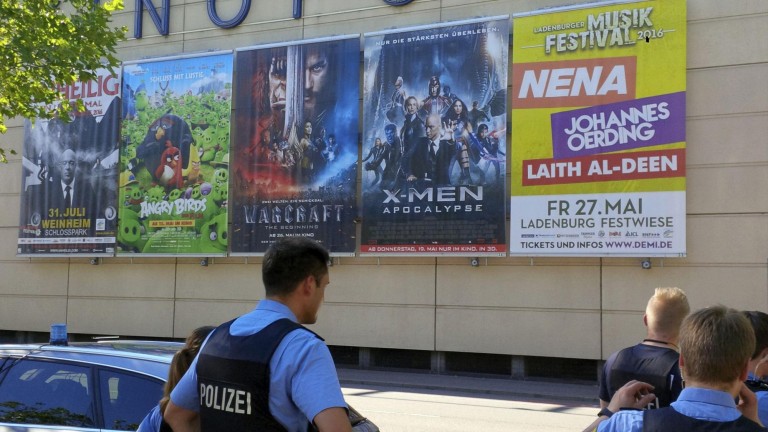 La Policía alemana mata al autor del tiroteo en unos cines