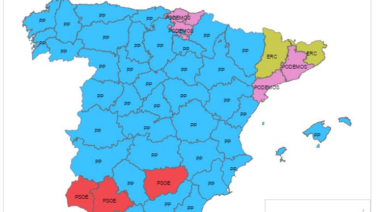 El PP aumenta la ventaja en toda España y el PSOE evita el “sorpasso” de Unidos Podemos El PP aumenta la ventaja en toda España y el PSOE evita el “sorpasso” de Unidos Podemos