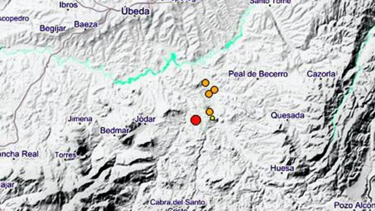 Jódar vuelve a temblar con un terremoto de 3,4 Jódar vuelve a temblar con un terremoto de 3,4