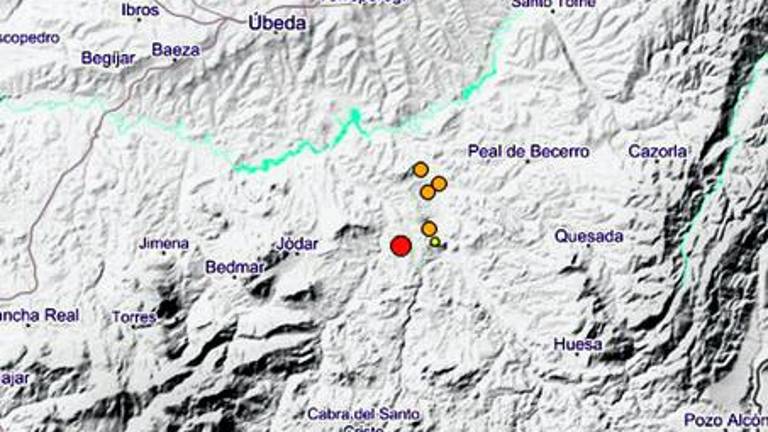 Jódar vuelve a temblar con un terremoto de 3,4