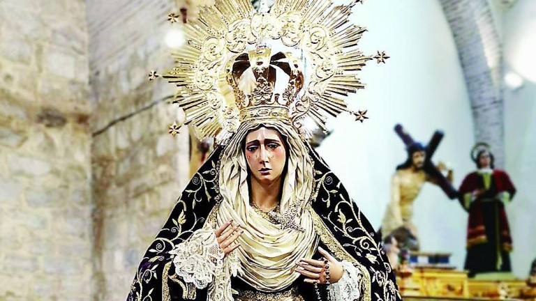 Polémica restauración de la Virgen del Mayor Dolor
