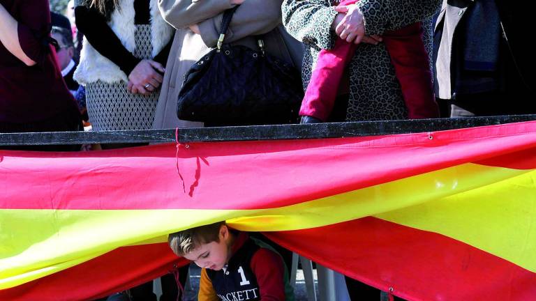 Jura de bandera “como las de antes” y muy vigilada en Baeza Jura de bandera “como las de antes” y muy vigilada en Baeza