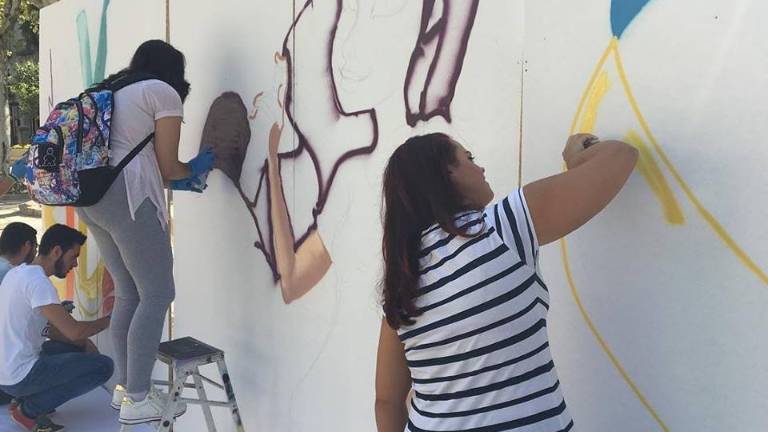 Esprays para reivindicar el arte baezano Esprays para reivindicar el arte baezano