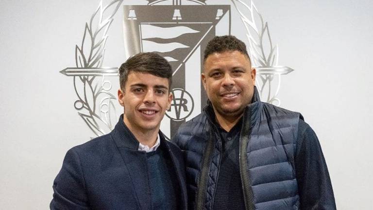 Álvaro Aguado agradece la confianza del Valladolid y el recibimiento de Ronaldo Álvaro Aguado agradece la confianza del Valladolid y el recibimiento de Ronaldo