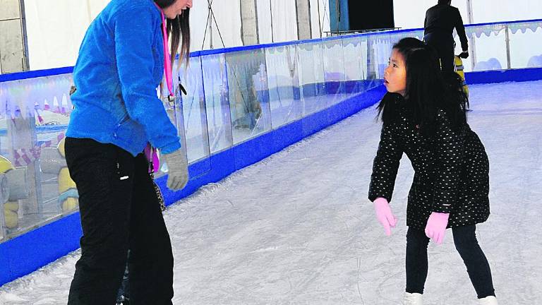 Patinadores de élite por un día