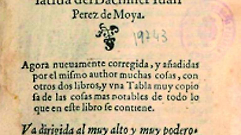 Los orígenes del bachiller Juan Pérez de Moya, un santistebeño universal Los orígenes del bachiller Juan Pérez de Moya, un santistebeño universal