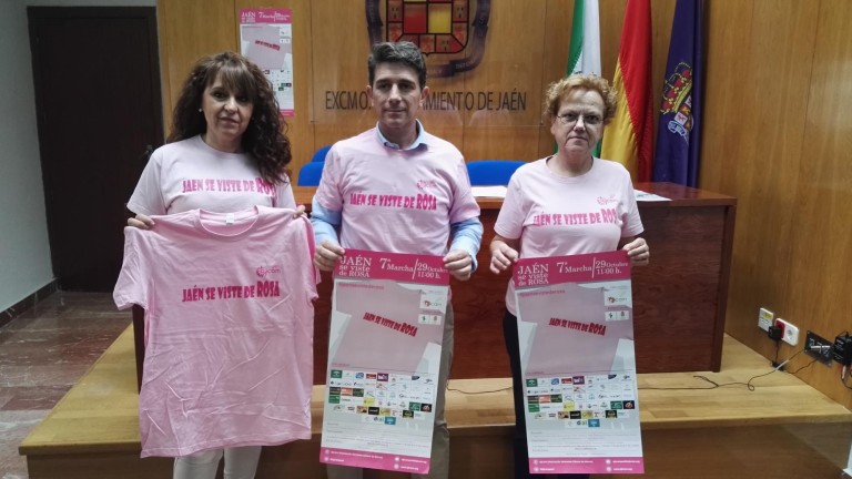 Jaén se vestirá de rosa para apoyar la lucha contra el cáncer de mama