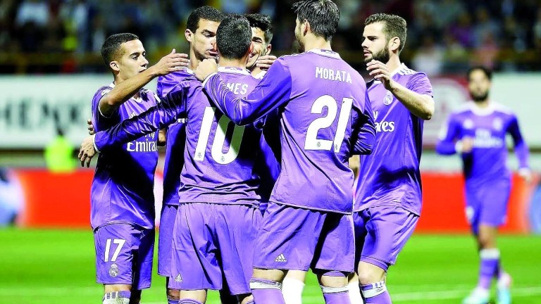 El Real Madrid se da un festín