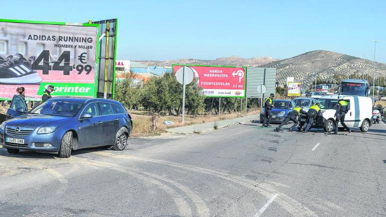 Accidente en la rotonda de Ifeja Accidente en la rotonda de Ifeja