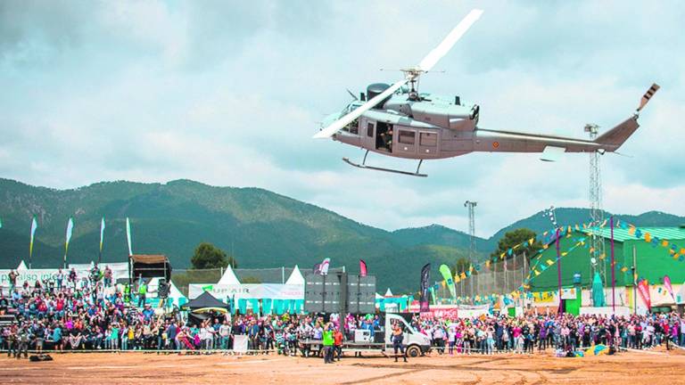 Broche de oro a una fiesta de altura