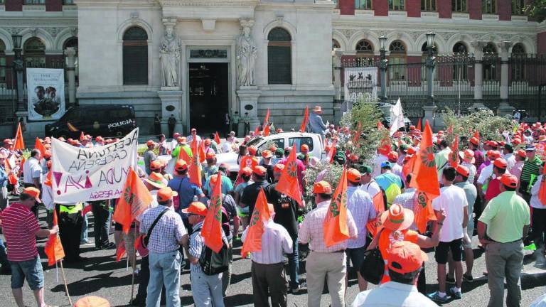 Protesta de UPA y otro “no” del Gobierno Protesta de UPA y otro “no” del Gobierno