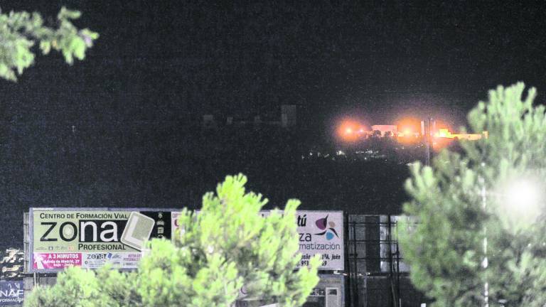 Un taller deja unas horas sin luz el castillo Un taller deja unas horas sin luz el castillo