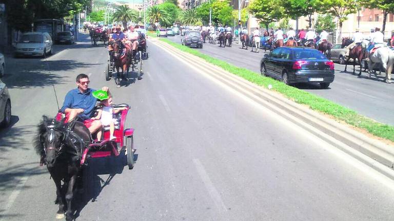 Los caballos desfilan por Santiago