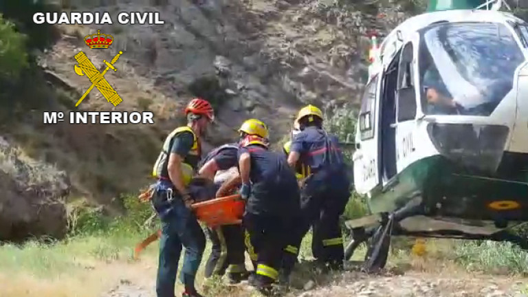 Complicado rescate de un senderista en Valdepeñas