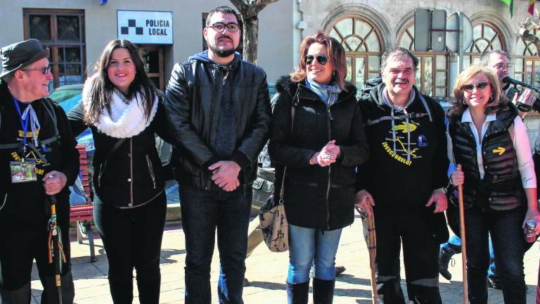 Puesta de largo del primer tramo del camino mozárabe a Santiago