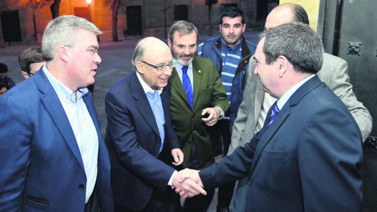Acto electoral de Cristóbal Montoro con los autónomos Acto electoral de Cristóbal Montoro con los autónomos