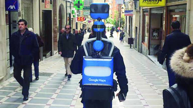 Un “espía” de Google Maps recorre el centro Un “espía” de Google Maps recorre el centro