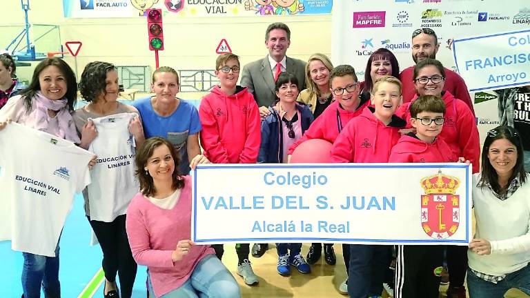 Un colegio público rural, en el concurso provincial de tráfico