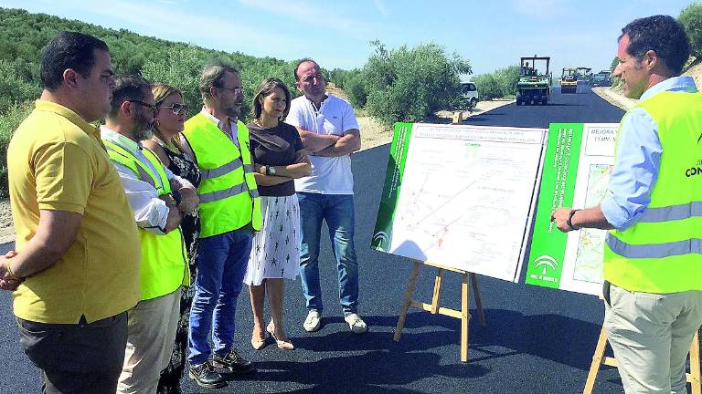 Las obras de la carretera de Santiago, en su recta final