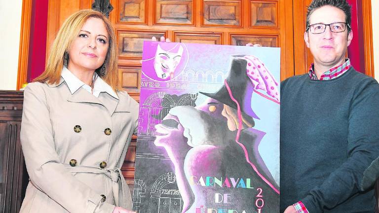 Un cartel con los ingredientes más señeros del Carnaval Un cartel con los ingredientes más señeros del Carnaval