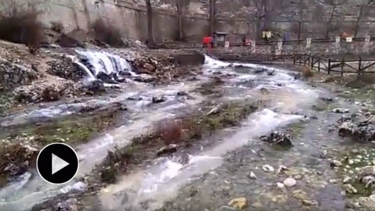El nacimiento del río Segura brota como nunca El nacimiento del río Segura brota como nunca