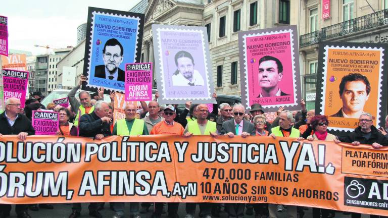Doce mil víctimas de Fórum y Afinsa siguen sin respuesta Doce mil víctimas de Fórum y Afinsa siguen sin respuesta