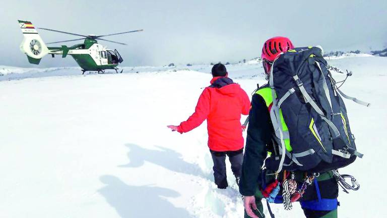 Final feliz para el senderista extraviado en plena sierra