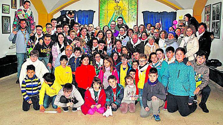 Convivencia de scouts en Sierra Morena Convivencia de scouts en Sierra Morena