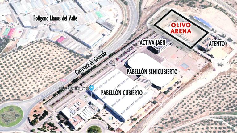 El Olivo Arena se construirá en Ifeja, junto al Activa Jaén El Olivo Arena se construirá en Ifeja, junto al Activa Jaén