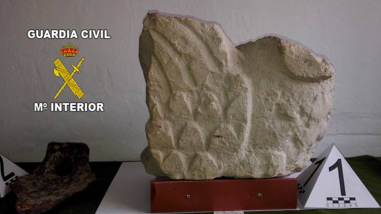 La Guardia Civil recupera piezas expoliadas de origen romano La Guardia Civil recupera piezas expoliadas de origen romano