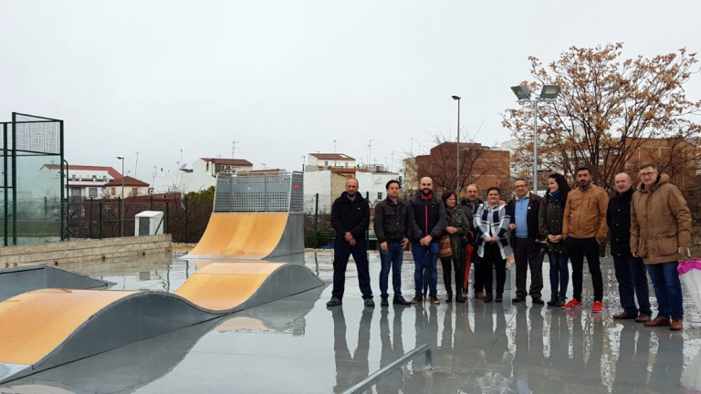 Inauguración de una pista de skate en Torredonjimeno