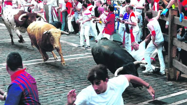 Tres heridos en las fiestas de San Fermín Tres heridos en las fiestas de San Fermín