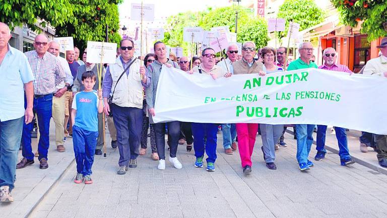 Los pensionistas se manifiestan de nuevo