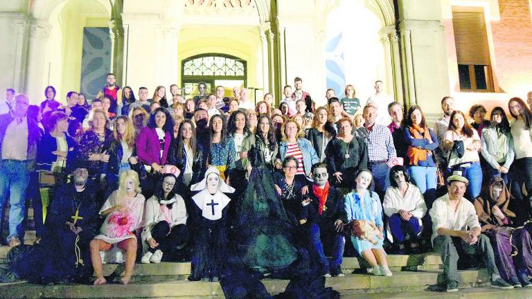 Un Halloween teatralizado en el Hospital de Los Marqueses