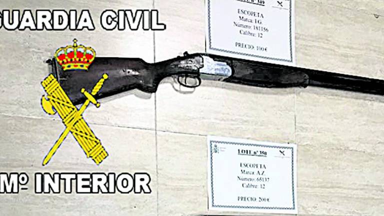 Comienza la subasta de 408 armas Comienza la subasta de 408 armas