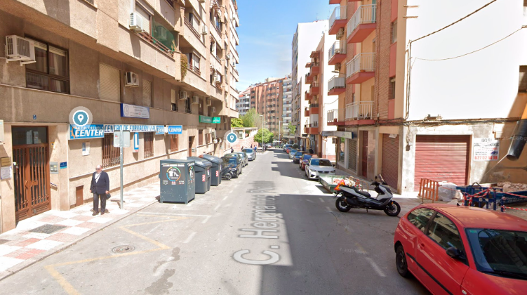 <i>Calle Hermanos Pinzón, donde se ha producido la detención. / Google Maps.</i>
