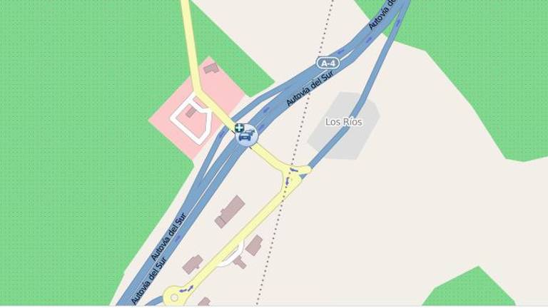 Accidente en la A-4, a la altura de Aldea de Los Ríos, con circulación irregular y un carril cortado
