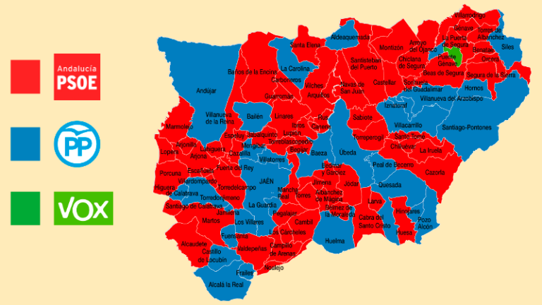 Segundo vuelco político del PP en Jaén en las generales doce años después
